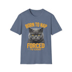 Born To Nap Forced To Exist Funny Cat T-Shirt