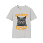 Born To Nap Forced To Exist Funny Cat T-Shirt