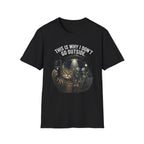 This Is Why I Don't Go Outside - Cat Alien T-Shirt