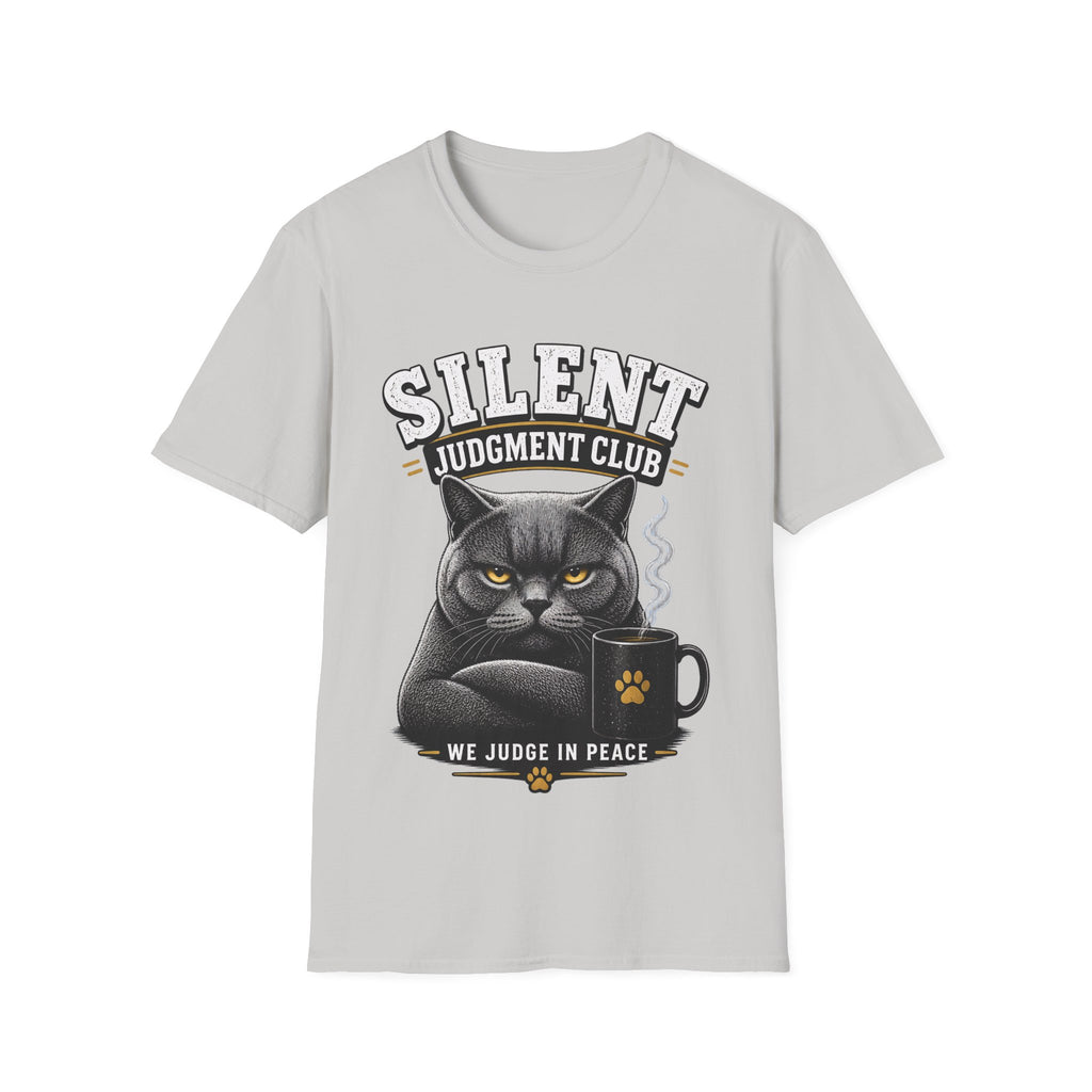 British Shorthair Cat “We Judge in Peace” Tee
