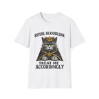 Royal Bloodline British Shorthair Cat Shirt – Treat Me Accordingly Funny Queen Cat Graphic Tee